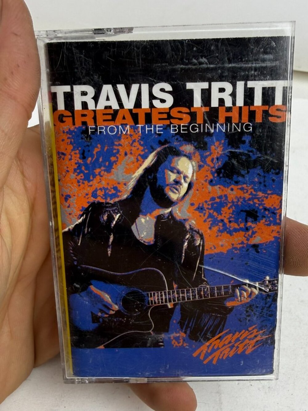 Travis Tritt Greatest Hits From The Beginning 1995 cassette poster collectable